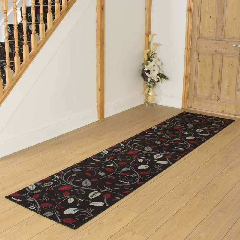Latitude Run Andy Tufted Black Hallway Runner Rug Wayfair.co.uk